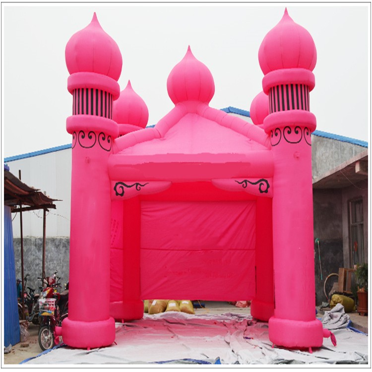 天水粉色帐篷